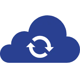 Icono de sincronización en la nube