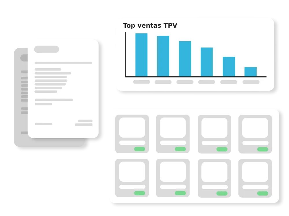 ilustración que representa la gestión de ventas en tu TPV