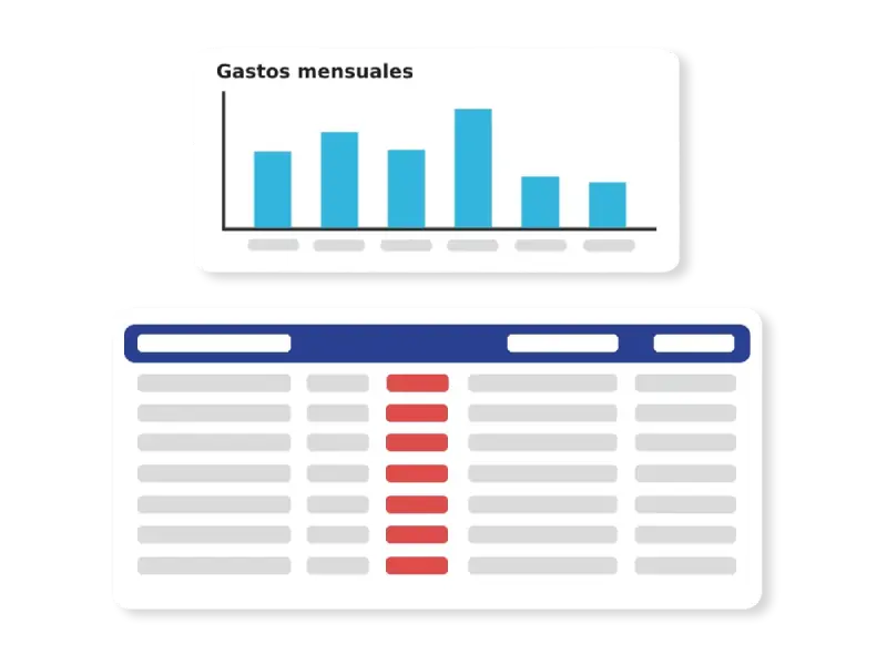 Il·lustració que representa la funcionalitat Compres