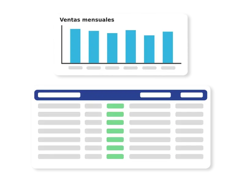Il·lustració que representa la funcionalitat Vendes