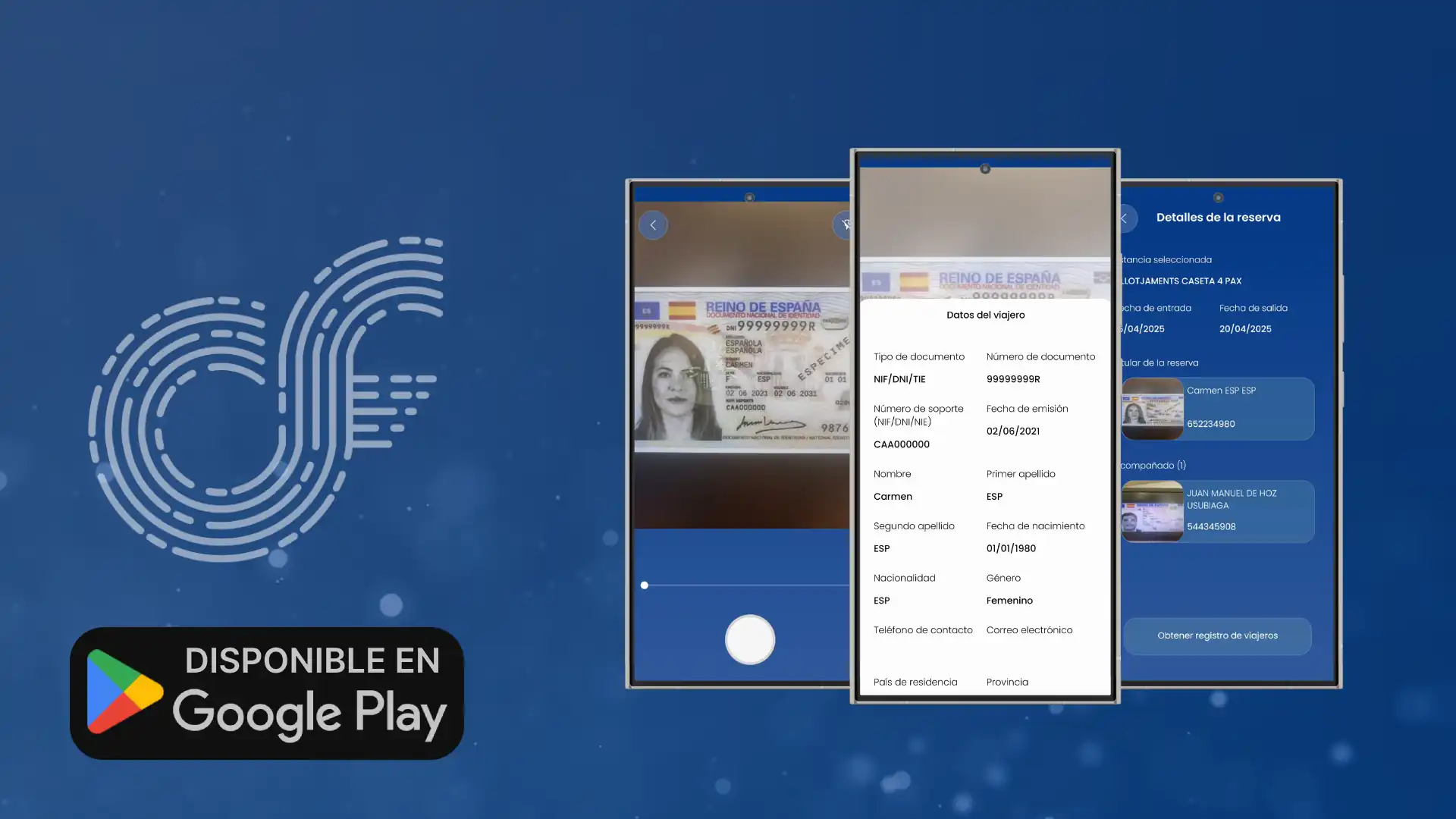app registro de viajeros